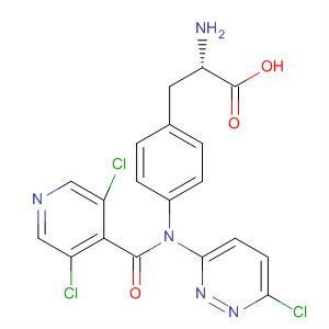 263274-92-6  L-Phenylalanine,N-(6-chloro-3-pyridazinyl)-4-[[(3,5-dichloro-4-pyridinyl)carbonyl]amino]-