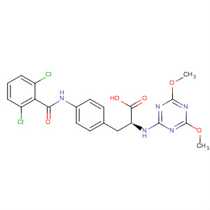 263274-96-0  L-Phenylalanine,4-[(2,6-dichlorobenzoyl)amino]-N-(4,6-dimethoxy-1,3,5-triazin-2-yl)-