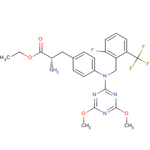 263274-97-1  L-Phenylalanine,N-(4,6-dimethoxy-1,3,5-triazin-2-yl)-4-[[2-fluoro-6-(trifluoromethyl)benzoyl]amino]-, ethyl ester