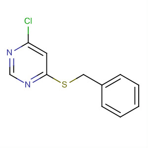 263276-30-8  Pyrimidine, 4-chloro-6-[(phenylmethyl)thio]-