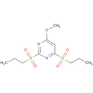 263276-31-9  Pyrimidine, 4-methoxy-2,6-bis(propylsulfonyl)-