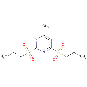 263276-32-0  Pyrimidine, 4-methyl-2,6-bis(propylsulfonyl)-