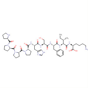 263328-98-9  L-Lysine,L-prolyl-L-prolyl-L-prolyl-L-prolyl-L-histidyl-L-seryl-L-phenylalanyl-L-isoleucyl-