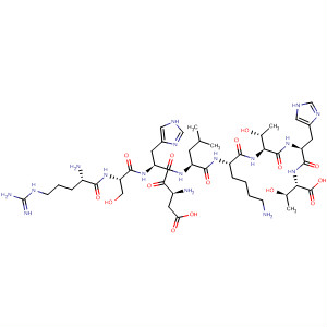 263329-36-8  L-Threonine,L-arginyl-L-seryl-L-a-aspartyl-L-histidyl-L-leucyl-L-lysyl-L-threonyl-L-histidyl-
