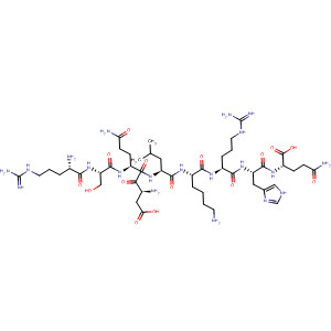 263329-37-9  L-Glutamine,L-arginyl-L-seryl-L-a-aspartyl-L-glutaminyl-L-leucyl-L-lysyl-L-arginyl-L-histidyl-
