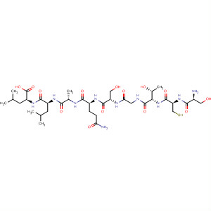 263329-46-0  L-Leucine,L-seryl-L-cysteinyl-L-threonylglycyl-L-seryl-L-glutaminyl-L-alanyl-L-leucyl-