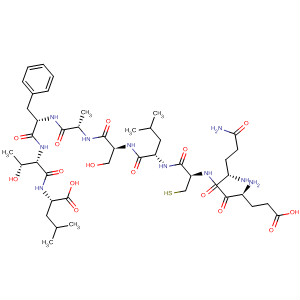 263329-97-1  L-Leucine,L-a-glutamyl-L-glutaminyl-L-cysteinyl-L-leucyl-L-seryl-L-alanyl-L-phenylalanyl-L-threonyl-