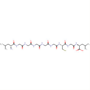 263329-98-2  L-Leucine, L-leucylglycylglycylglycylglycylglycyl-L-cysteinylglycyl-