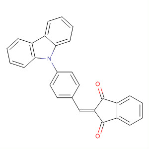 263556-45-2  1H-Indene-1,3(2H)-dione, 2-[[4-(9H-carbazol-9-yl)phenyl]methylene]-