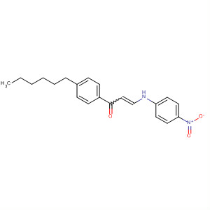 263895-23-4  2-Propen-1-one, 1-(4-hexylphenyl)-3-[(4-nitrophenyl)amino]-