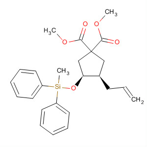 263898-95-9  1,1-Cyclopentanedicarboxylic acid,3-[(methyldiphenylsilyl)oxy]-4-(2-propenyl)-, dimethyl ester, (3S,4R)-