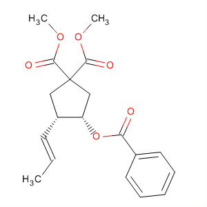 263898-99-3  1,1-Cyclopentanedicarboxylic acid, 3-(benzoyloxy)-4-(1E)-1-propenyl-,dimethyl ester, (3S,4S)-