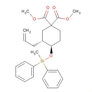 263899-08-7  1,1-Cyclohexanedicarboxylic acid,4-[(methyldiphenylsilyl)oxy]-3-(2-propenyl)-, dimethyl ester, (3R,4R)-