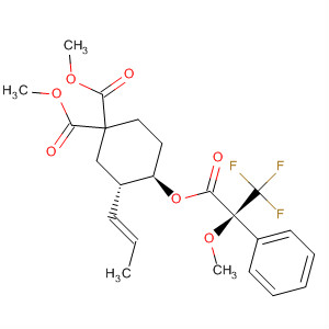 263899-12-3  1,1-Cyclohexanedicarboxylic acid,3-(1E)-1-propenyl-4-[(2S)-3,3,3-trifluoro-2-methoxy-1-oxo-2-phenylpropoxy]-, dimethyl ester, (3S,4R)-