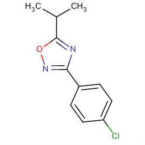 264131-02-4  1,2,4-Oxadiazole, 3-(4-chlorophenyl)-5-(1-methylethyl)-