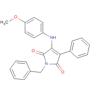 264206-85-1  1H-Pyrrole-2,5-dione,3-[(4-methoxyphenyl)amino]-4-phenyl-1-(phenylmethyl)-