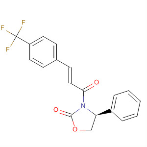 264626-04-2  2-Oxazolidinone,3-[(2E)-1-oxo-3-[4-(trifluoromethyl)phenyl]-2-propenyl]-4-phenyl-, (4S)-