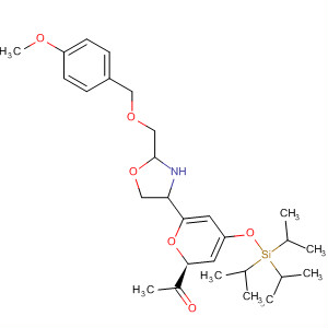 265666-31-7  2H-Pyran-2-acetaldehyde,tetrahydro-6-[2-[[(4-methoxyphenyl)methoxy]methyl]-4-oxazolyl]-4-[[tris(1-methylethyl)silyl]oxy]-, (2S,4R,6R)-
