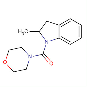 267002-68-6  1H-Indole, 2,3-dihydro-2-methyl-1-(4-morpholinylcarbonyl)-
