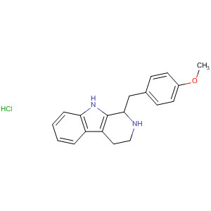 26759-29-5  1H-Pyrido[3,4-b]indole,2,3,4,9-tetrahydro-1-[(4-methoxyphenyl)methyl]-, monohydrochloride