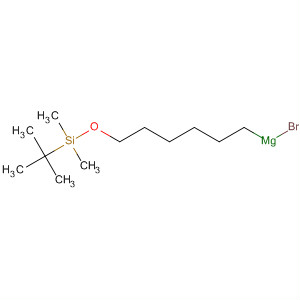 267898-36-2  Magnesium, bromo[6-[[(1,1-dimethylethyl)dimethylsilyl]oxy]hexyl]-