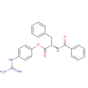 268205-33-0  L-Phenylalanine, N-benzoyl-, 4-[(aminoiminomethyl)amino]phenyl ester