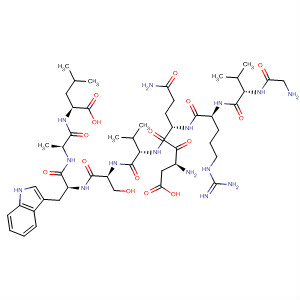268227-73-2  L-Leucine,glycyl-L-valyl-L-arginyl-L-a-aspartyl-L-glutaminyl-L-valyl-L-seryl-L-tryptophyl-L-alanyl-