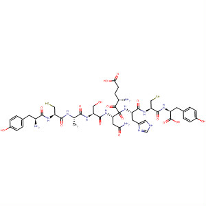 268227-90-3  L-Tyrosine,L-tyrosyl-L-cysteinyl-L-alanyl-L-seryl-L-a-glutamyl-L-asparaginyl-L-histidyl-L-cysteinyl-