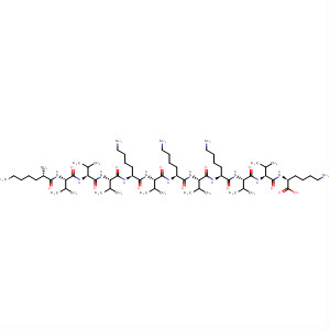 268228-94-0  L-Lysine,L-lysyl-L-valyl-L-valyl-L-valyl-L-lysyl-L-valyl-L-lysyl-L-valyl-L-lysyl-L-valyl-L-valyl-