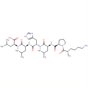 268228-99-5  L-Leucine, L-lysyl-L-prolyl-L-leucyl-L-histidyl-L-leucyl-