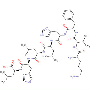 268229-01-2  L-Leucine,L-lysyl-L-valyl-L-phenylalanyl-L-histidyl-L-leucyl-L-leucyl-L-histidyl-