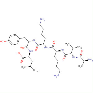 268229-42-1  L-Leucine, L-alanyl-L-valyl-L-lysyl-L-lysyl-L-tyrosyl-