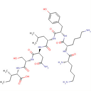 268229-55-6  L-Isoleucine, L-lysyl-L-lysyl-L-tyrosyl-L-leucyl-L-asparaginyl-L-seryl-