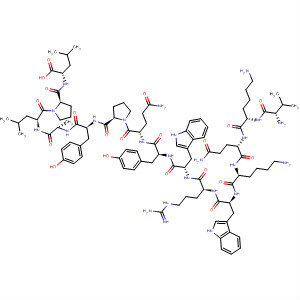 268229-87-4  L-Leucine,L-valyl-L-lysyl-L-glutaminyl-L-lysyl-L-tryptophyl-L-arginyl-L-tryptophyl-L-tyrosyl-L-glutaminyl-L-prolyl-L-tyrosyl-L-alanyl-L-leucyl-L-prolyl-