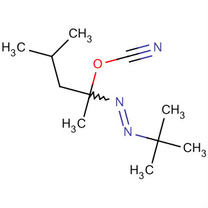 26823-73-4  Cyanic acid, 1-[(1,1-dimethylethyl)azo]-1,3-dimethylbutyl ester