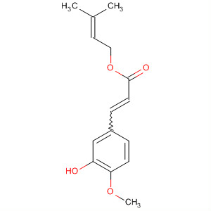 269053-68-1  2-Propenoic acid, 3-(3-hydroxy-4-methoxyphenyl)-, 3-methyl-2-butenylester 269053-68-1  2-Propenoic acid, 3-(3-hydroxy-4-methoxyphenyl)-, 3-methyl-2-butenylester