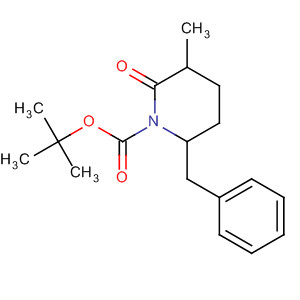 269066-49-1  1-Piperidinecarboxylic acid, 3-methyl-2-oxo-6-(phenylmethyl)-,1,1-dimethylethyl ester, (3S,6R)-