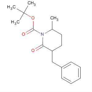 269066-51-5  1-Piperidinecarboxylic acid, 6-methyl-2-oxo-3-(phenylmethyl)-,1,1-dimethylethyl ester, (3R,6S)-