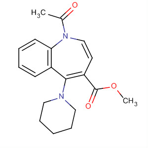 27150-47-6  1H-1-Benzazepine-4-carboxylic acid, 1-acetyl-5-(1-piperidinyl)-, methylester