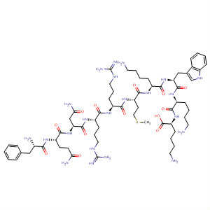 271572-99-7  L-Lysine,L-phenylalanyl-L-glutaminyl-L-asparaginyl-L-arginyl-L-arginyl-L-methionyl-L-lysyl-L-tryptophyl-L-lysyl-