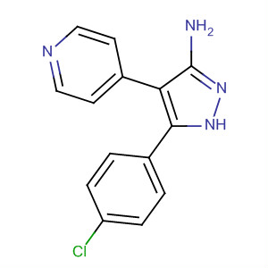 271575-62-3  1H-Pyrazol-3-amine, 5-(4-chlorophenyl)-4-(4-pyridinyl)-