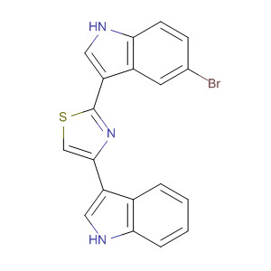 272104-24-2  1H-Indole, 5-bromo-3-[4-(1H-indol-3-yl)-2-thiazolyl]-