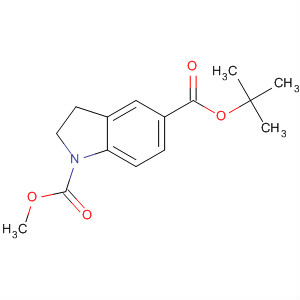 272438-12-7  1H-Indole-1,5-dicarboxylic acid, 2,3-dihydro-, 1-(1,1-dimethylethyl)5-methyl ester