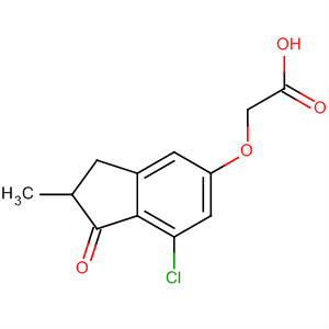 27366-40-1  Acetic acid, [(7-chloro-2,3-dihydro-2-methyl-1-oxo-1H-inden-5-yl)oxy]-