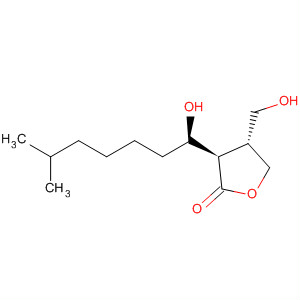 273748-70-2  2(3H)-Furanone,dihydro-4-(hydroxymethyl)-3-[(1R)-1-hydroxy-6-methylheptyl]-, (3R,4R)-