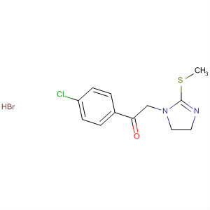 27450-24-4  Ethanone,1-(4-chlorophenyl)-2-[4,5-dihydro-2-(methylthio)-1H-imidazol-1-yl]-,monohydrobromide