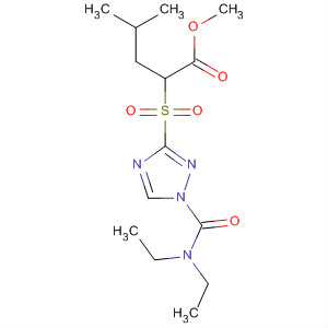225223-66-5  Pentanoic acid,2-[[1-[(diethylamino)carbonyl]-1H-1,2,4-triazol-3-yl]sulfonyl]-4-methyl-,methyl ester