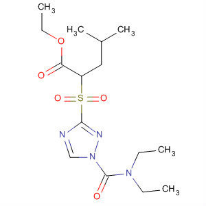 225223-68-7  Pentanoic acid,2-[[1-[(diethylamino)carbonyl]-1H-1,2,4-triazol-3-yl]sulfonyl]-4-methyl-,ethyl ester