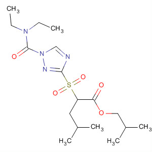 225223-72-3  Pentanoic acid,2-[[1-[(diethylamino)carbonyl]-1H-1,2,4-triazol-3-yl]sulfonyl]-4-methyl-,2-methylpropyl ester