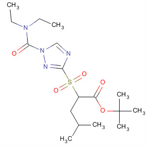 225223-74-5  Pentanoic acid,2-[[1-[(diethylamino)carbonyl]-1H-1,2,4-triazol-3-yl]sulfonyl]-4-methyl-,1,1-dimethylethyl ester
